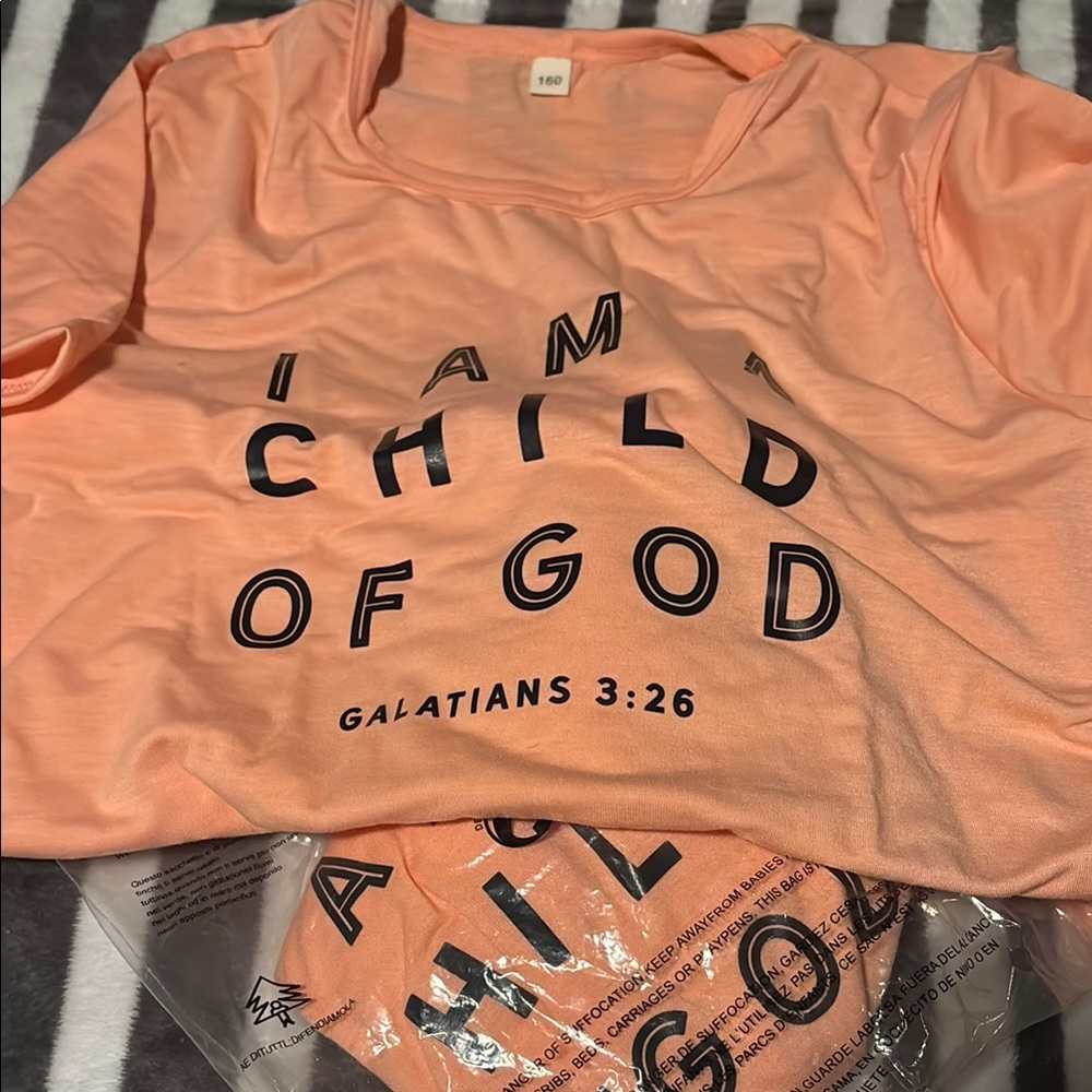 Orange Kids Shirt - I Am A Child of God